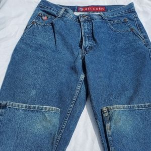 Vintage Posted Jeans